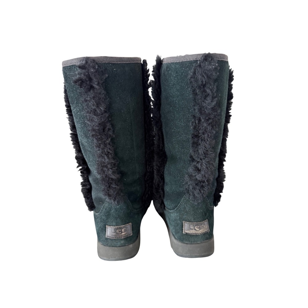 UGG Adirondack Tall II Waterproof Winter Boots Green Suede Vibram 1017511 Mens 6